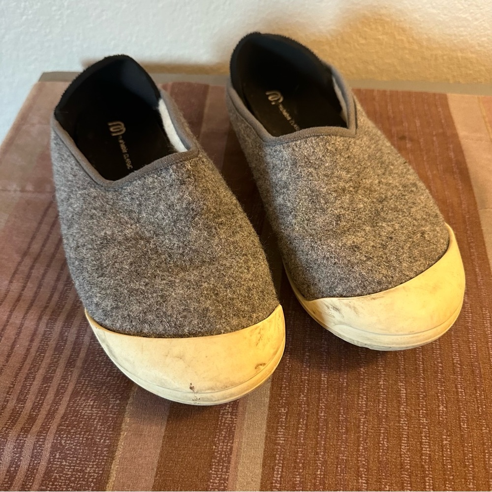 Mahabis Light Grey Slipper w/ Removable Soles EU 39